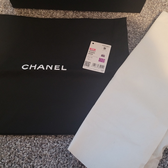 Chanel Mini Flap with Top Handle Purple - Picture 8 of 8